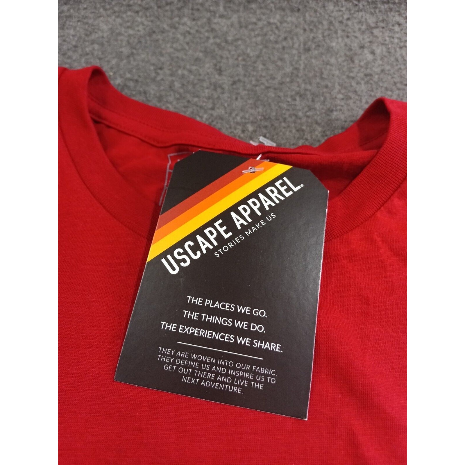Uscape Apparel Saint Joseph's University Hot Cocoa Red Xl T-Shirt Dual Sides Nwt — image 7 of 8